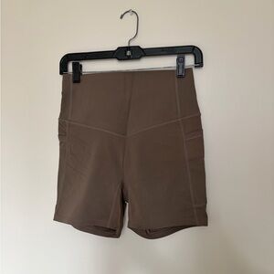 HALARA Women's Tan Bike Shorts